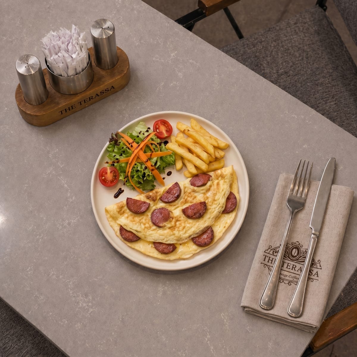 Sucuklu Omlet